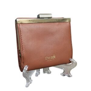 The Sak Collective Brown Leather Wallet With Coin Holder